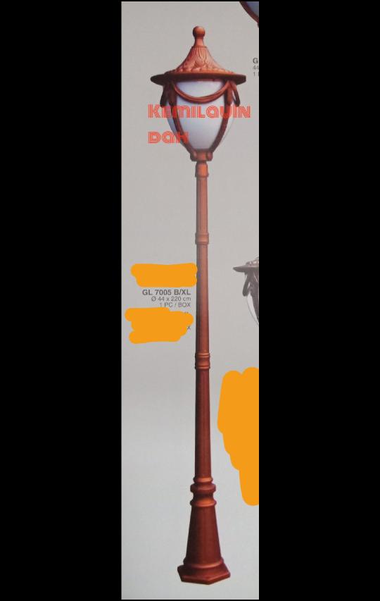 LAMPU TAMAN OUTDOOR 7005 B/XL lampu gantung lampu gantung led lampu gantung ruang tamu lampu gantung minimalis lampu gantung kristal lampu hias lampu café lampuhiasgantungruangtamu lampu tumblr lampu hias
