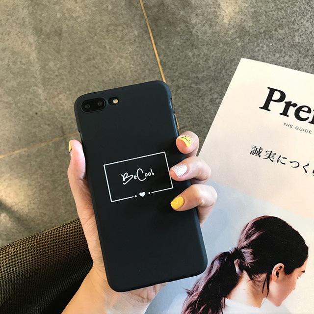 Smart Word Hardcase for iPhone 7 Plus / 8 Plus - Black