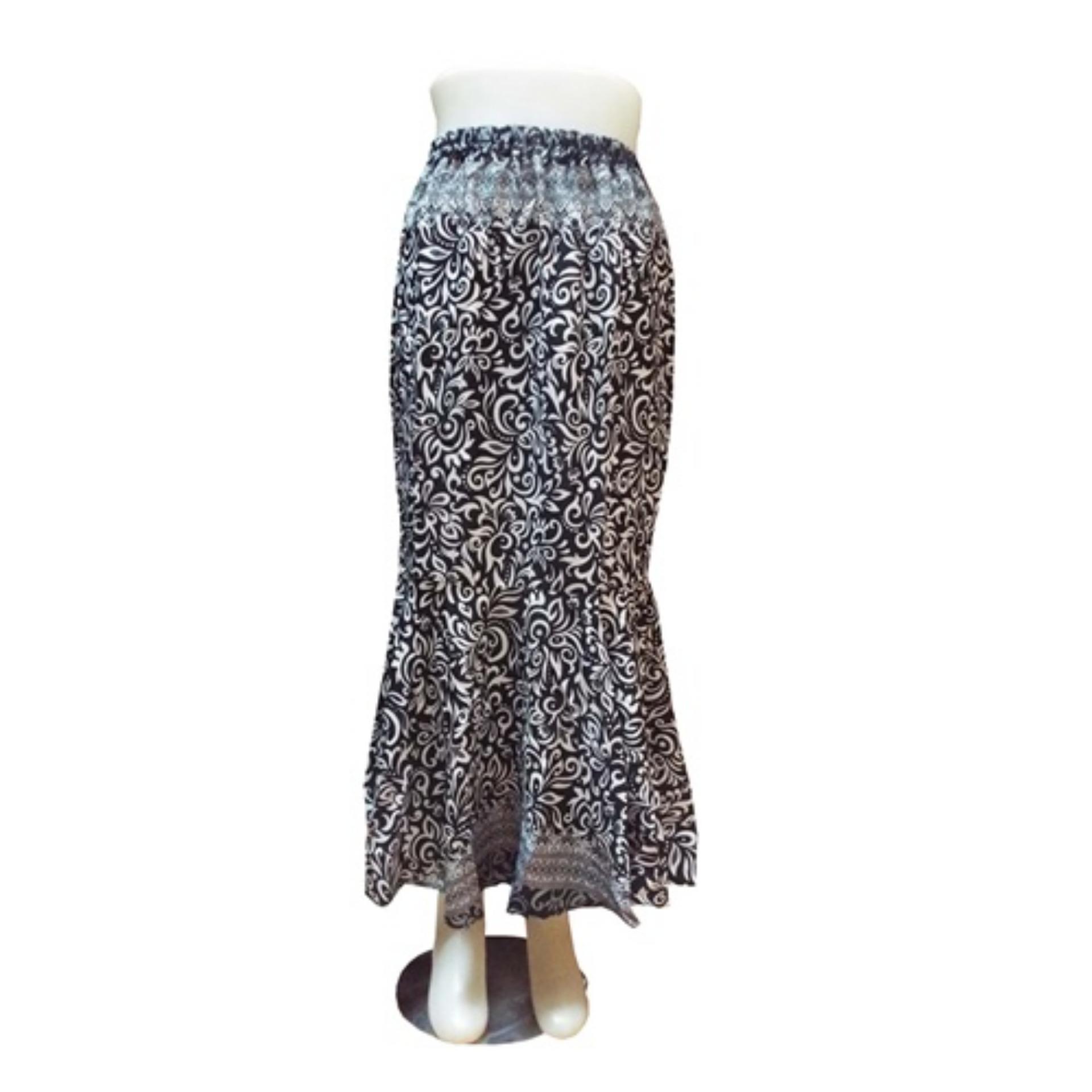 Rok Batik Duyung Rok mermaid Silver - Flower