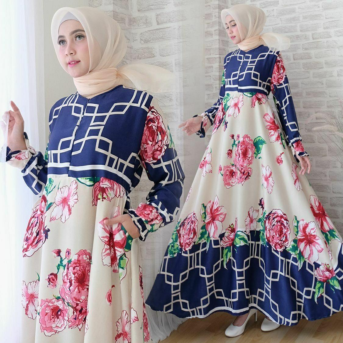 (Foto Asli) PTA Hijab Gamis Lanelario Elegant