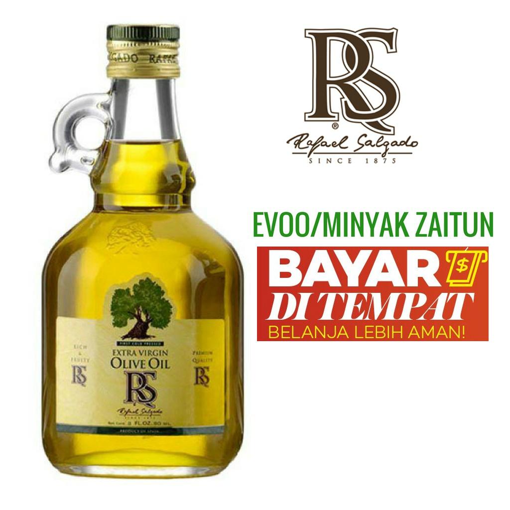 Minyak Zaitun Extra Virgin Olive Oil 40 ML- Minyak Zaitun Asli 100% RS Rafael Salgado - Minyak Zaitun Untuk Diminum, Untuk Kesahatan, Minyak Zaitun Untuk Wajah, Minyak Zaitun Untuk Rambut, Minyak Zaitun Murni, hpai, bertolli, borges, mustika ratu kapsul