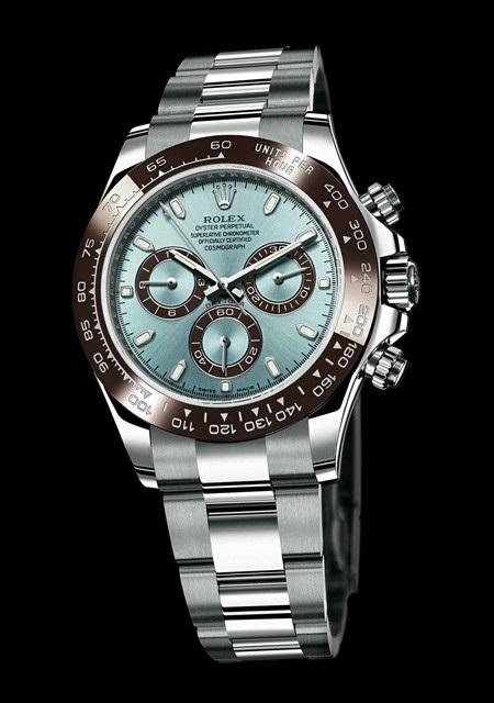 Jam Rolex Daytona Cosmograph Automatic Silver Dial Ice Blue