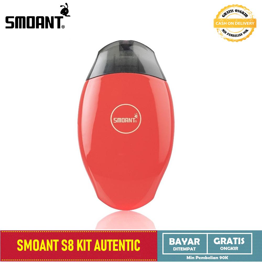Smoant S8 POD StarterKit Authentic- Rokok Elektrik Vape Smoant S8 Auntentic with Built-in Lithium Battery 370mAh 2ML Catridge 1.3ohm Coil Vape Kits Smoant S8 POD StarterKit Authentic- Rokok Elektrik Vape Smoant S8 Auntentic with Built-in Lithium Battery 370mAh 2ML Catridge 1.3ohm Coil Vape Kits