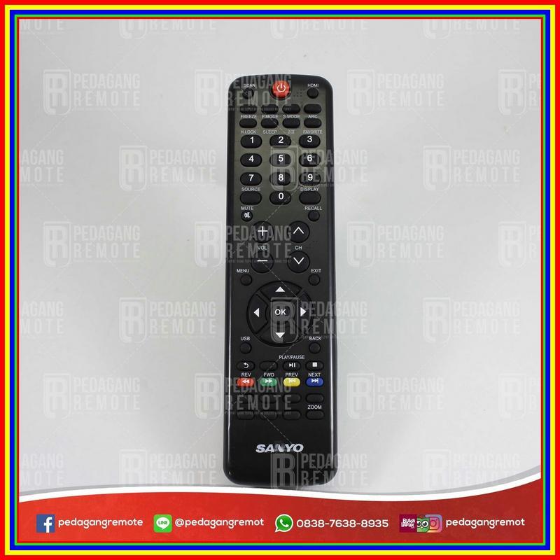 Remot Remote Tv Lcd Led Sanyo Haier Htrd18A Kw Super