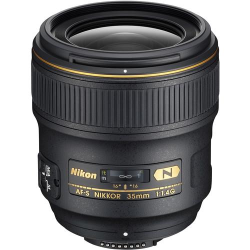 Nikon AF-S 35mm f/1.4G N - Hitam