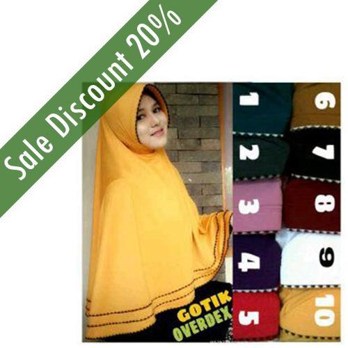 Promo Hari Ini Hijab Jilbab Syar I Gotik Overdeck Overdex Tren Baru Untuk Lebaran