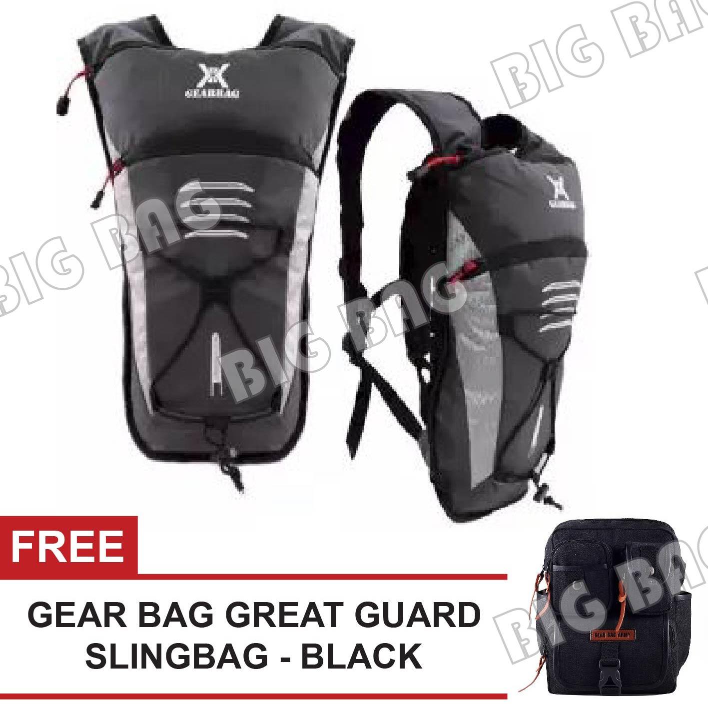 Gear Bag - Gimondi Hydropack Cycling Backpack + FREE Gear Bag Great Guard Army Slingbag - Black Tas Sepeda Ransel Tas Sepeda Ransel Best Seller Tas Fashion Pria