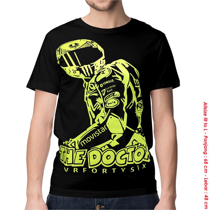 KAOS BAJU DISTRO MOTOGP - VALENTINO ROSSI MOVISTAR