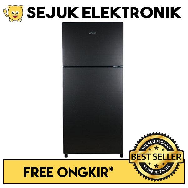 Aqua AQR-D260 DS Kulkas 2 Pintu 220 Liter Dark Silver- JADETABEK