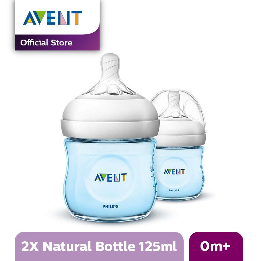 Philips Avent SCF692/23 BOTTLE 4OZ PP NATURAL BLUE TWIN
