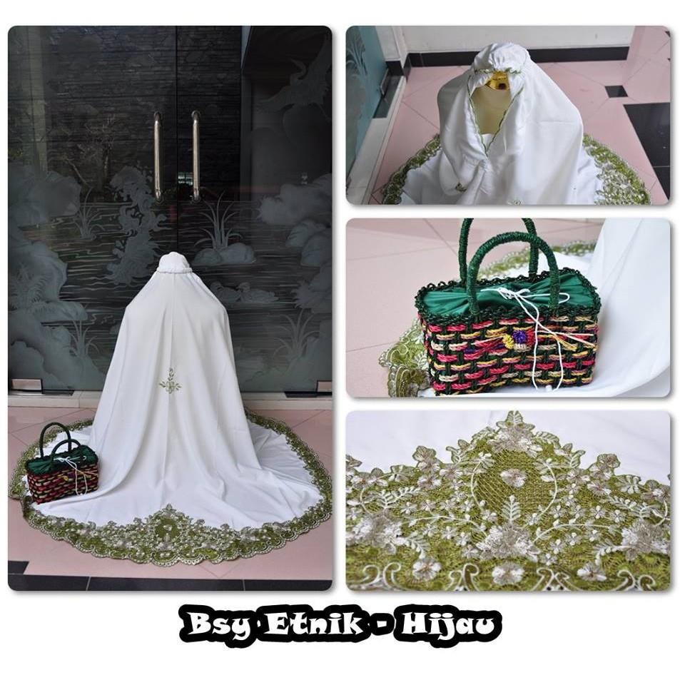 Mukena Dewasa BSY BORDIR + TAS ETNIK