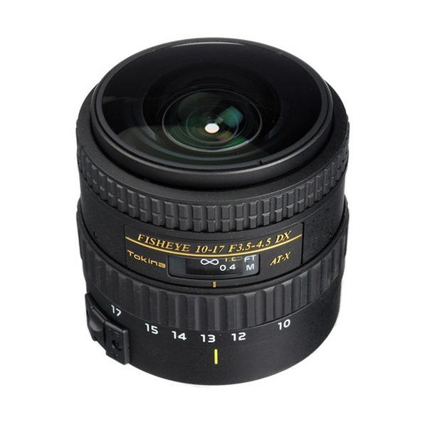 Tokina for Canon 10-17mm f/3.5-4.5 AT-X 107 AF NH Fisheye Lensa Kamera