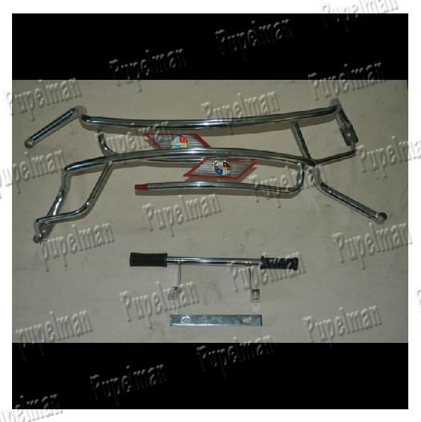 Aksesoris Vespa Motor Body Protector Vespa Super Side Bar Besi Pelindung Body Bodi Protektor Vespa Motor Garnish List Lis Ring Cover Garnis Chrome Crome Asesoris Vespa Acesoris Motor Vespa