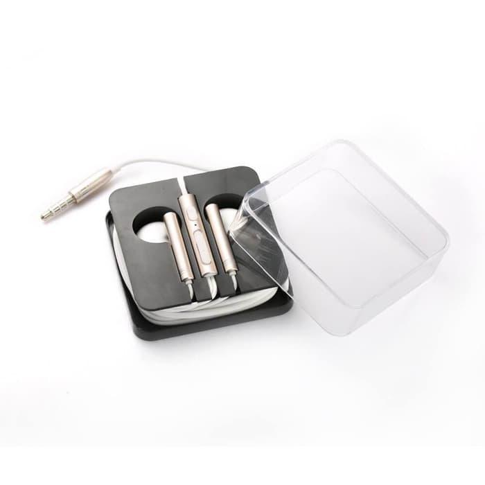 Earphone Sacmes High Fidelity Z11 White Handsfree Mirip Earpod iPhone - White