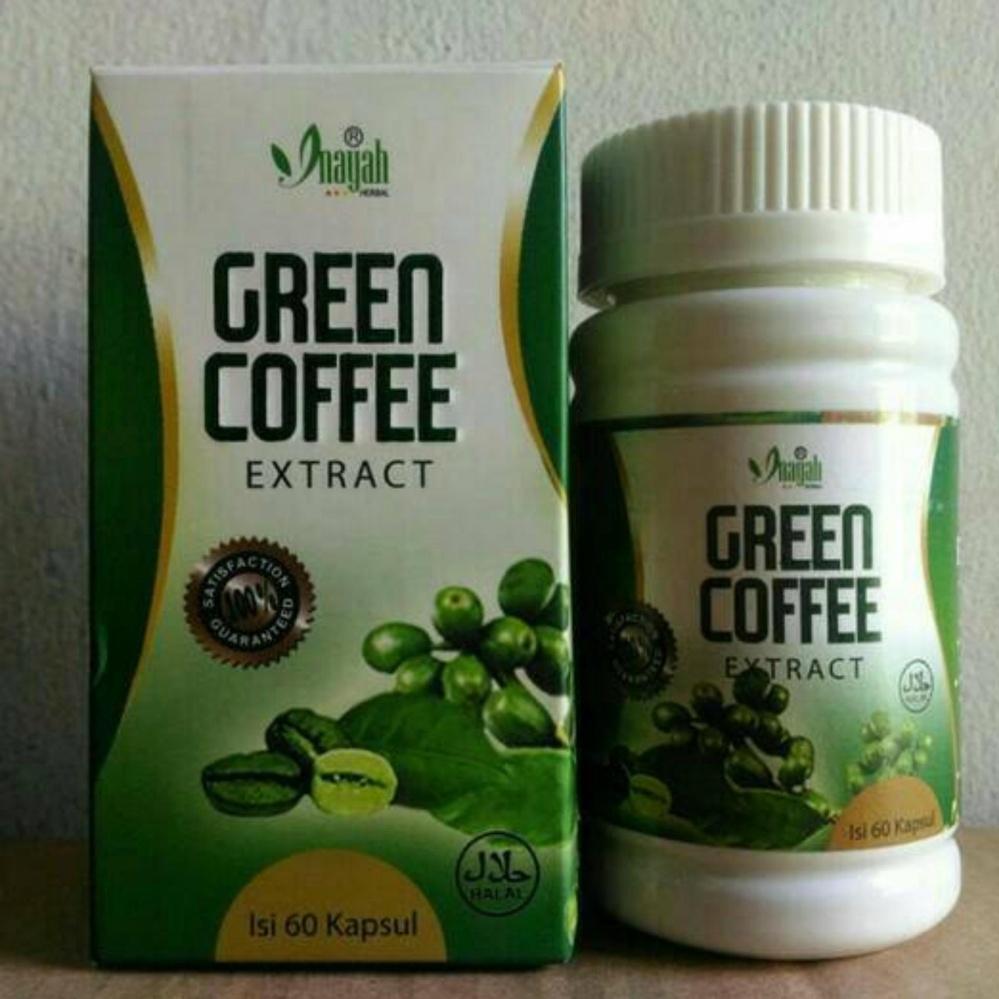 Green Coffee Pelangsing Badan - Kapsul Green Coffee Ekstrak Kopi Hijau - Pelangsing Green Coffee Bean