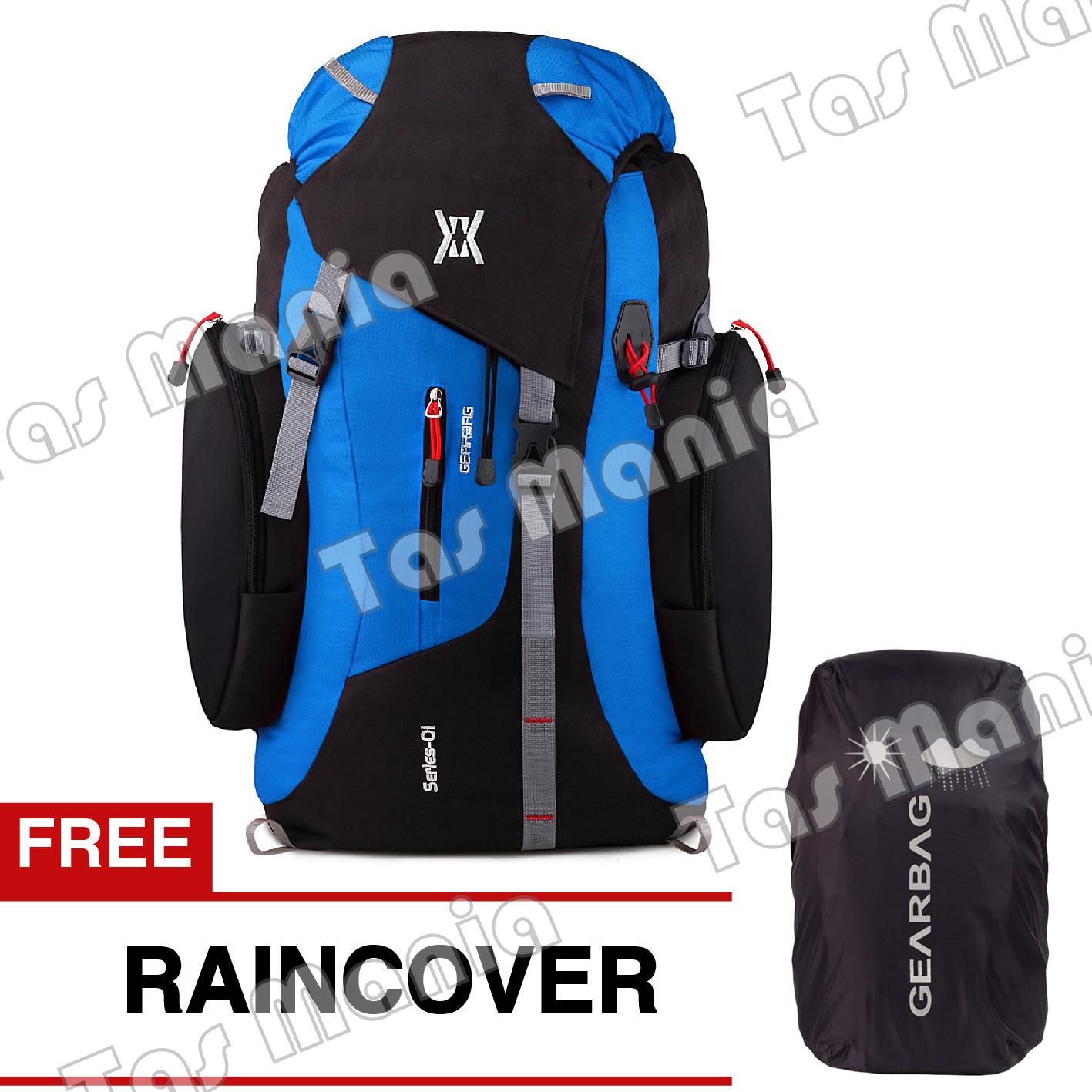 Tas Ransel Mudik / Carrier  McCartney Wilder Pack - Tas Gunung Camping Mountain Backpack - Jungle Climbing Backpacker + FREE Raincover - Blue Promo Tas Hiking Camping Eiger Rei Consina North Face Deuter Decathlon Quechua Termurah Terlaris Best Seller