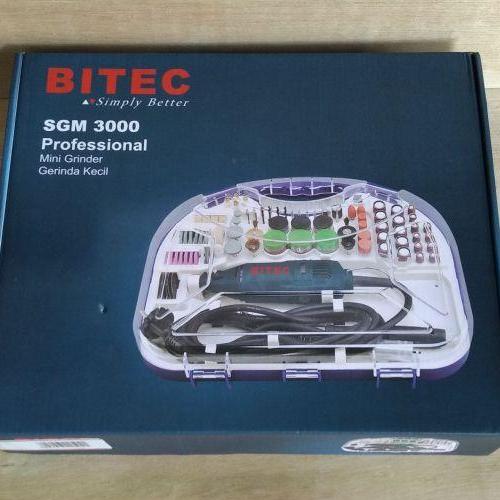 MINI DIE GRINDER BITEC SGM 3000 / MESIN BOR BOTOL BITEC SET 80 PCS