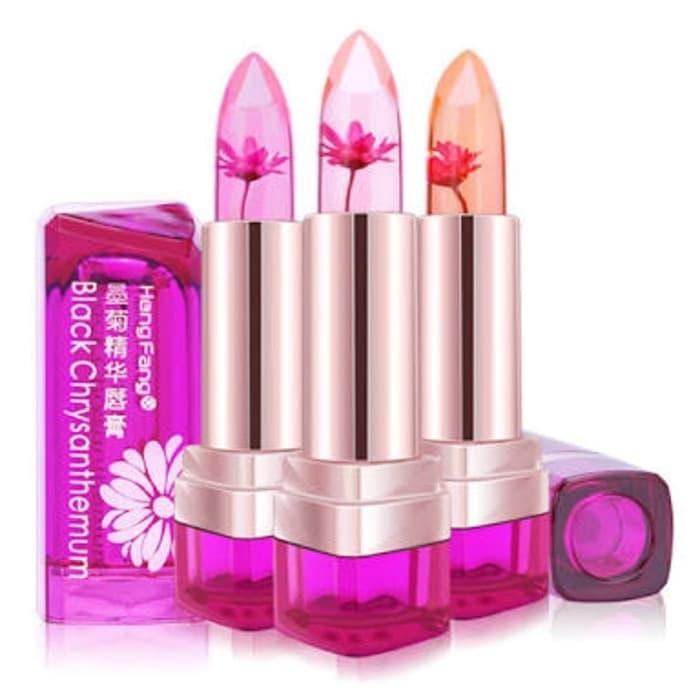 Best Seller HENG FANG Chrysanthemum Jelly Flower Lipstick / Hengfang