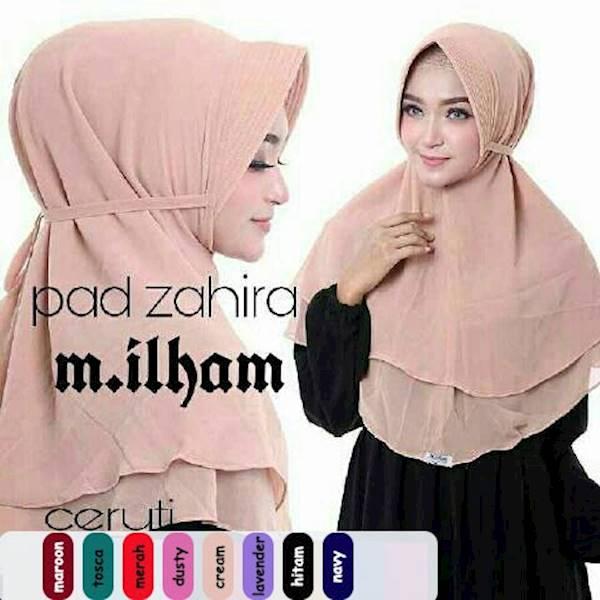 JILBAB INSTAN MURAH PAD ZAHIRA / VANILLA HIJAB / JILBAB SYARI / MURAH WANITA / GROSIR / PASTAN