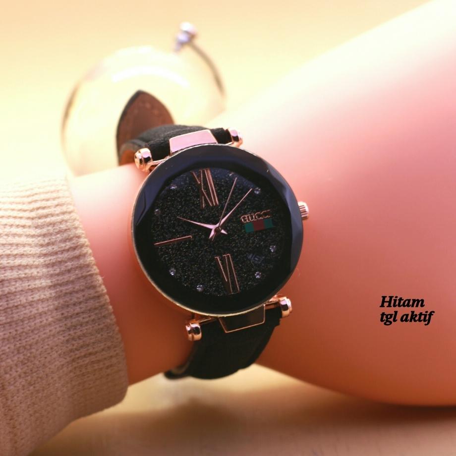Jam tangan fashion wanita Gucci kaca belimbing