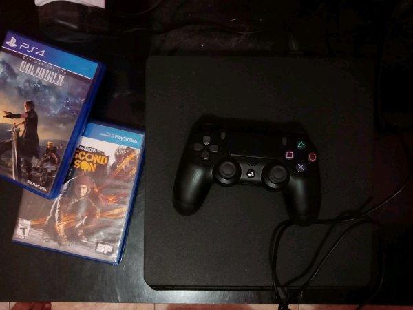 Jual PS empat Bekas dengan dua kaset