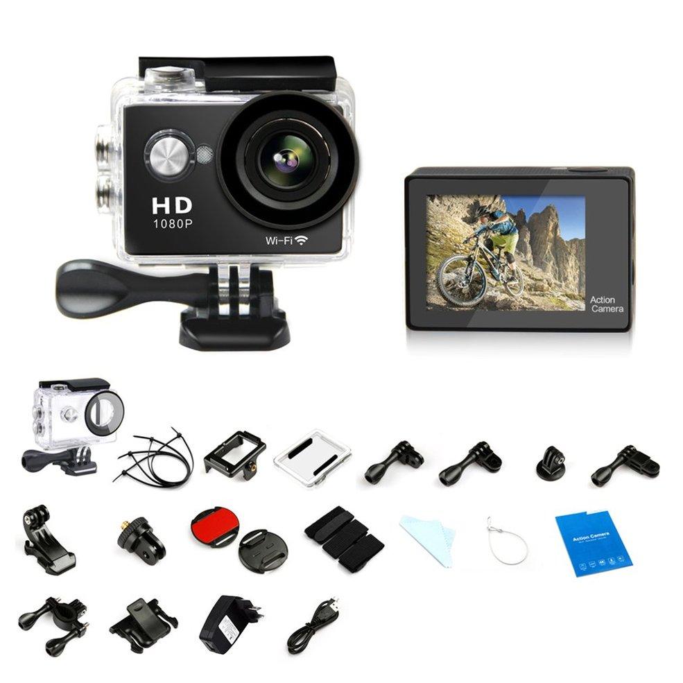 QNSTAR 1080P Hd Wifi Sports Camera Waterproof Mini Cam Lcd Action Camcorder W9