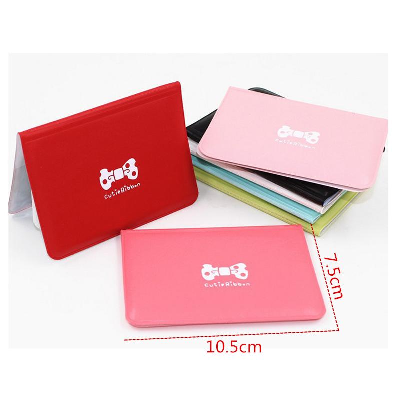 Dompet Kartu Dompet Kartu Kredit / ID / Bisnis dengan Pita Simpul Pita Dompet Kartu Mini Warna Warni Ribbon Import Korea Lucu Murah / Credit Card Holder Wallet / Organizer (Kartu Kredit, Atm, Dll) Tempat Kartu Multifungsi Card Guard - WARNA RANDOM/ACAK