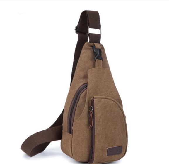 YUMA YOUNG - KANVAS Sling Bag Tas Selempang Pria Men Sling Shoulder Bags