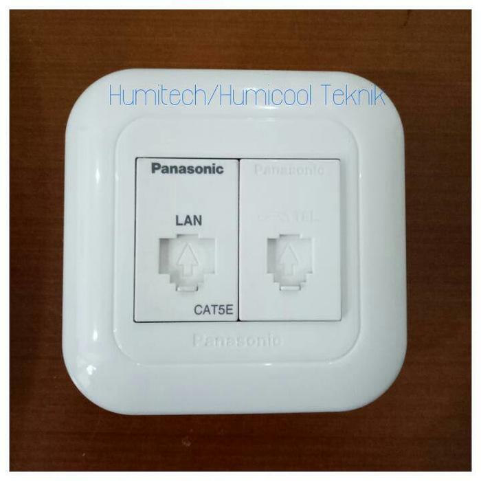 New Produk Socket IB Telephon + LAN/data - Panasonic