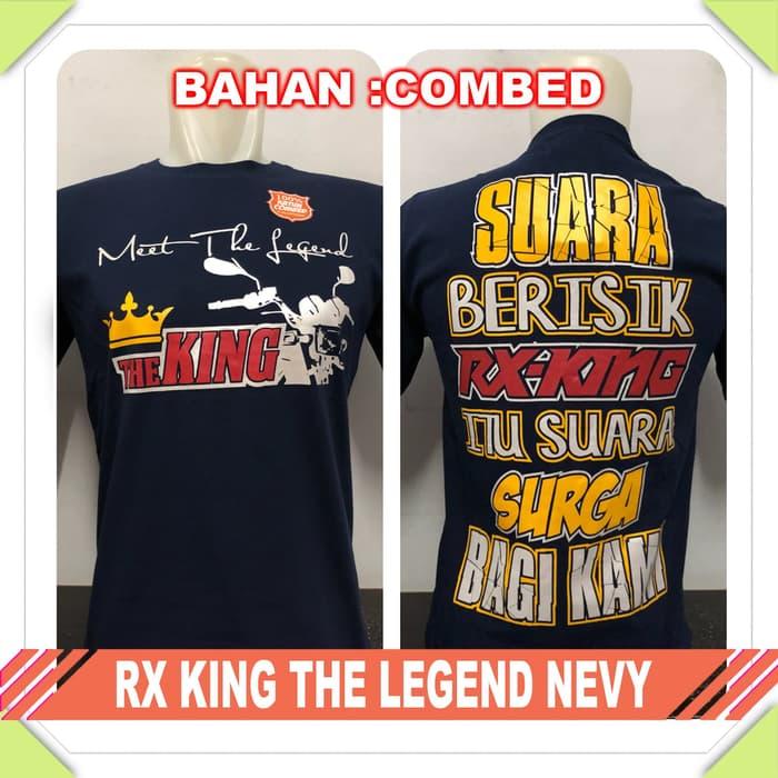 KAOS BAJU DISTRO MOTOGP - RX LEGEND NEVY - Navy- L