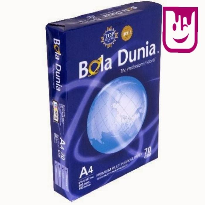 PROMO Kertas Print / Fotokopi (Fotocopy/Photocopy) HVS Bola Dunia A4 70gsm TERLARIS