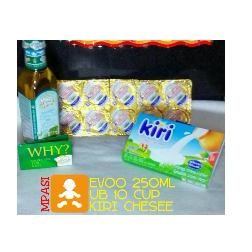 Paket MPASI EVOO casa di olivia for kids / unsalted butter/ Kiri keju