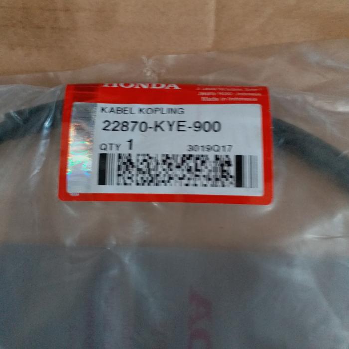 KABEL KOPLING HONDA MEGAPRO MONOSHOCK - VERZA ASLI AHM