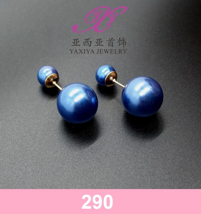 Anting Dior Lapis emas Perhiasan imitasi Gold 18k Yaxiya Jewelry 290