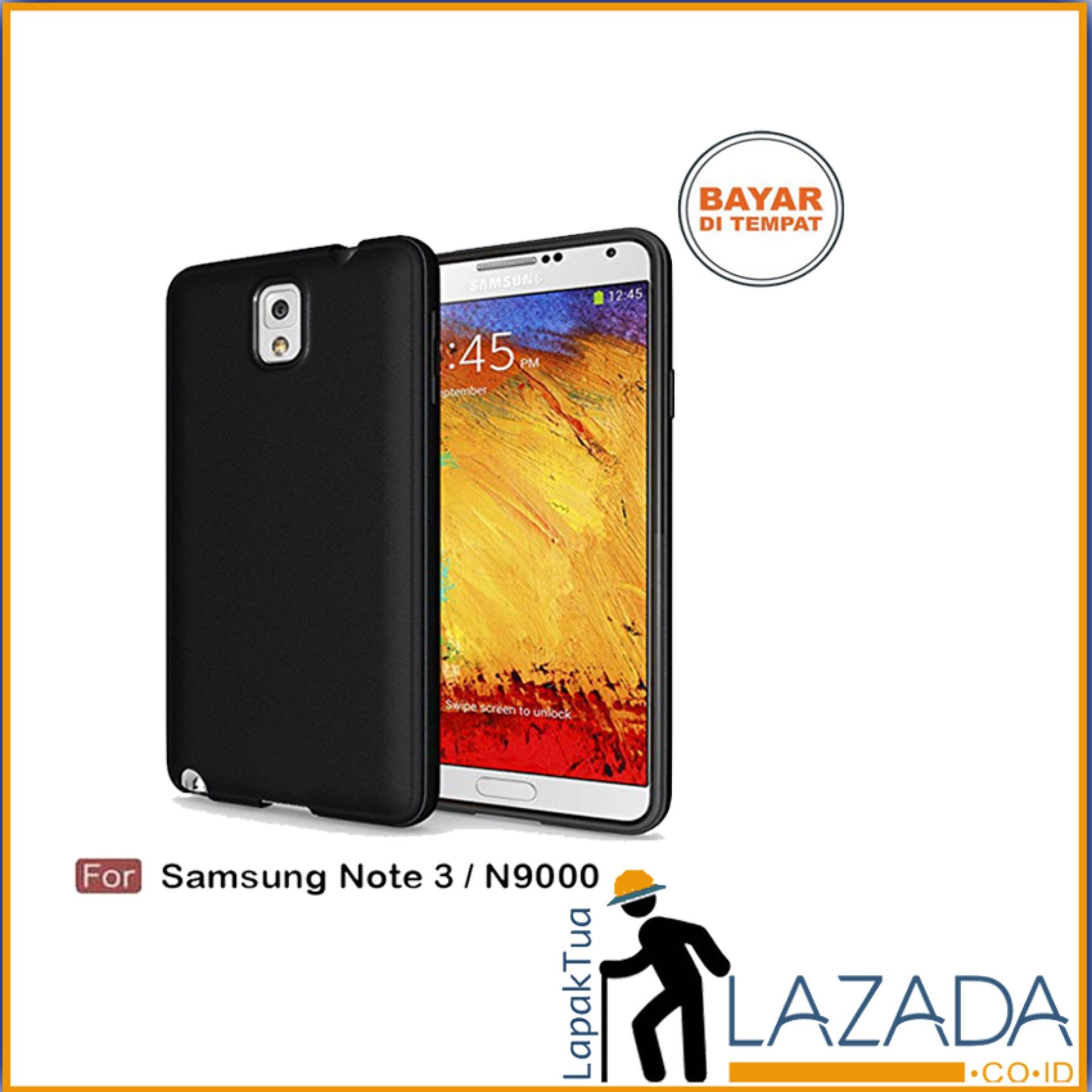 Lapak Case - Softcase Midnight Black Matte Case Ultraslim Baby Skin Untuk Samsung Galaxy Note 3 / Note3 / N9000 / N9005