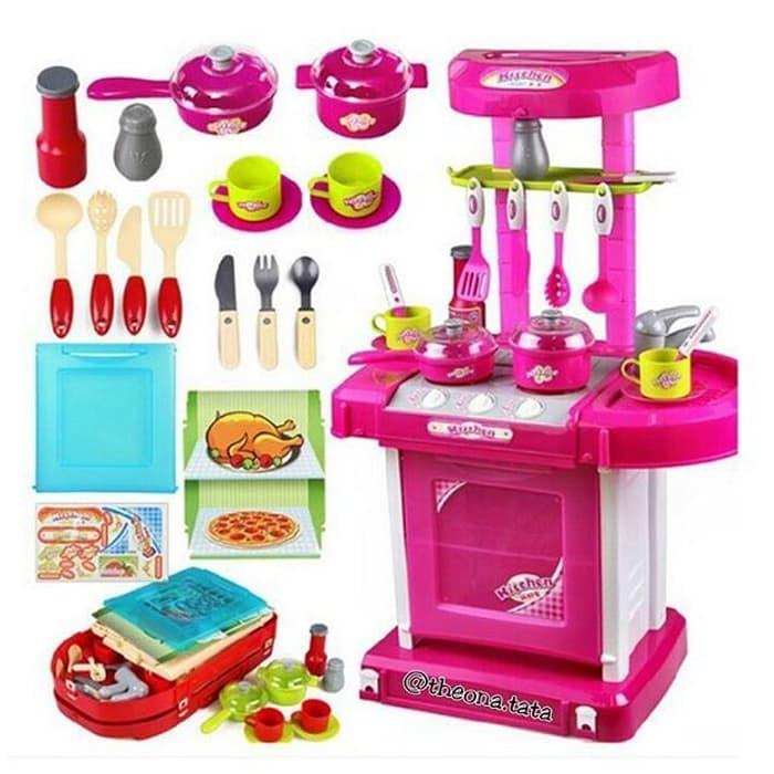 Mainan Kitchen Set Koper Mainan Anak Masak
