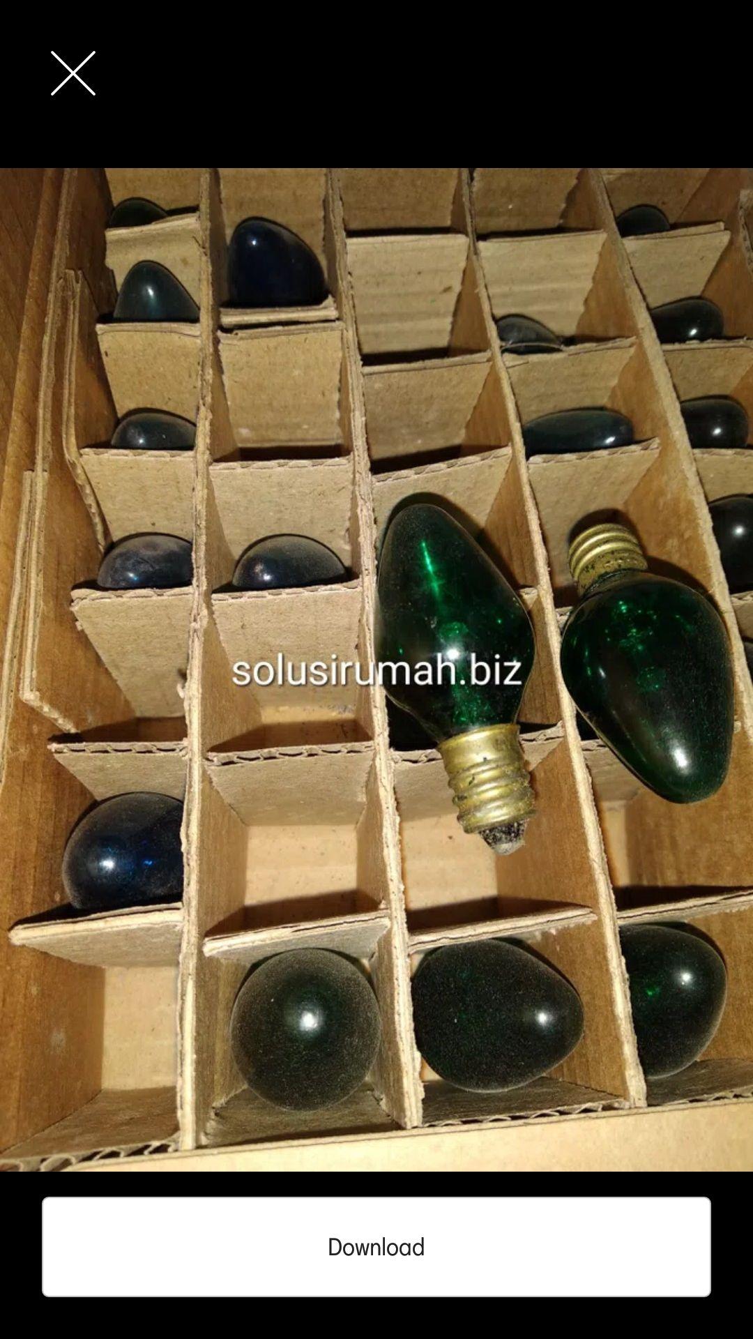 LAMPU LOMBOK DOP LOMBOK CABE HIJAU E12