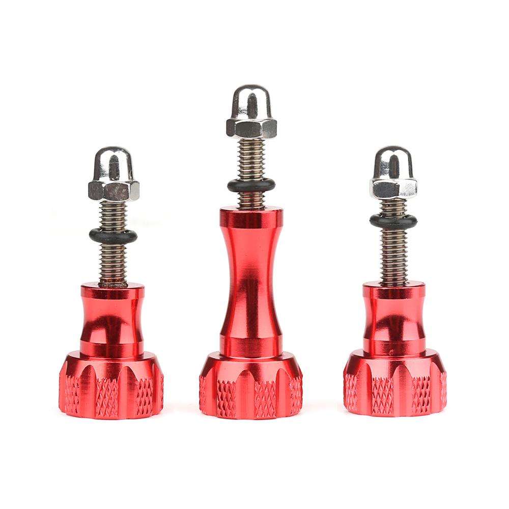 Logam Jempol Knob Baut Kacang Sekrup Mount untuk GoPro Hero 6 5 4 Xiaomi Yi 4 K SJCAM SJ4000 H9 Aksi Kamera Go Pro Aksesoris