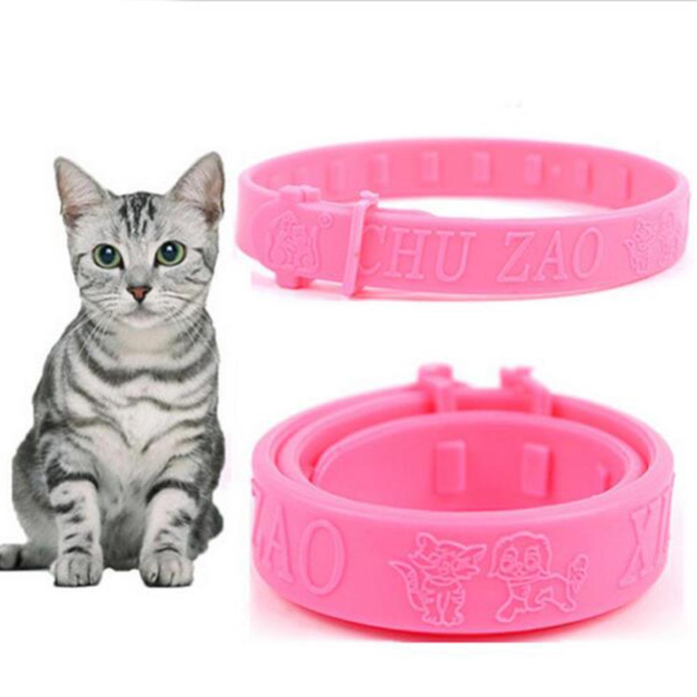 Fashion Cats Soft Silicone Pet Cats Flea Collar Reject Tick Mite Louse Kitten Collar