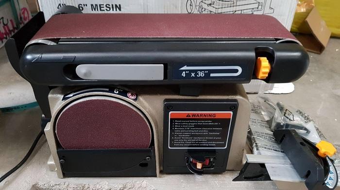 Promo Mesin Belt Sander Amplas Duduk WIPRO MM491G disc skls maktec bosch Original