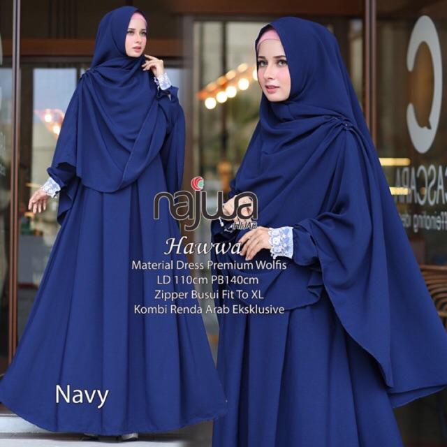 Gamis Hawwa Syari by Najwa