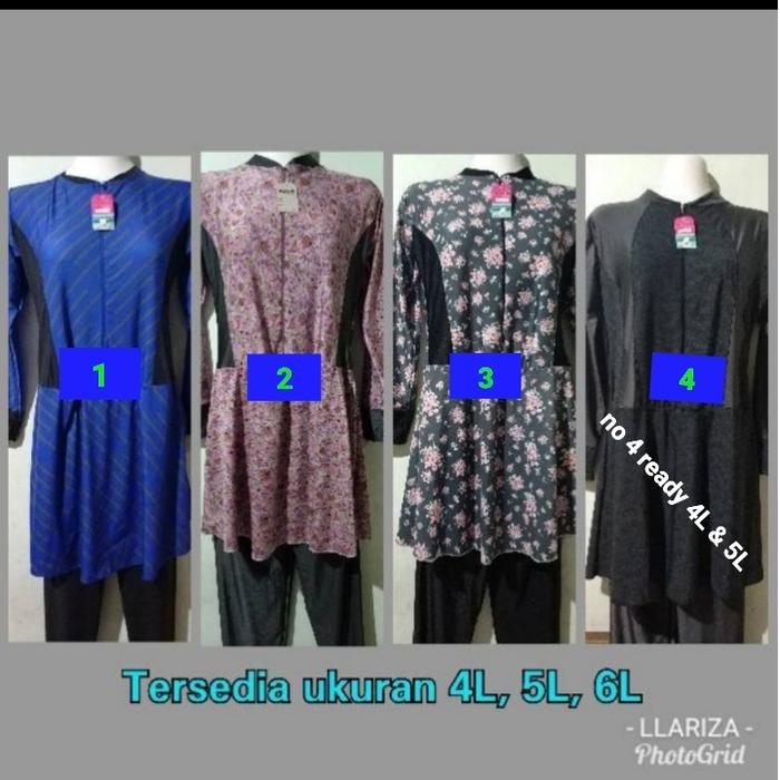 baju renang muslim dewasa ukuran jumbo XXXL XXXXL