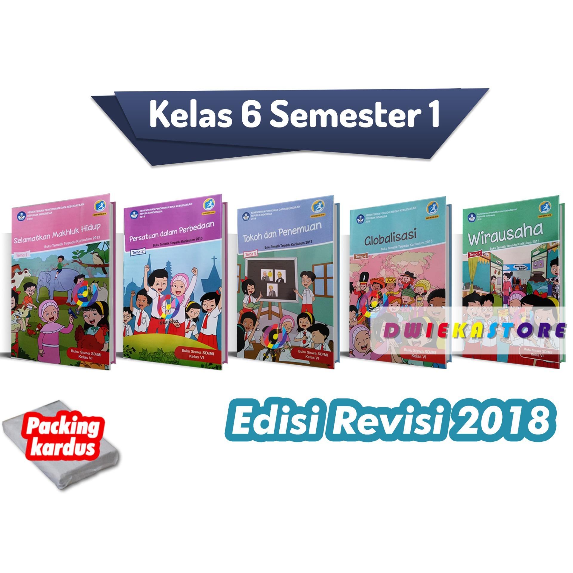 Paket Buku Tematik SD Kelas 6 Semester 1 “ Tema 1 2 3