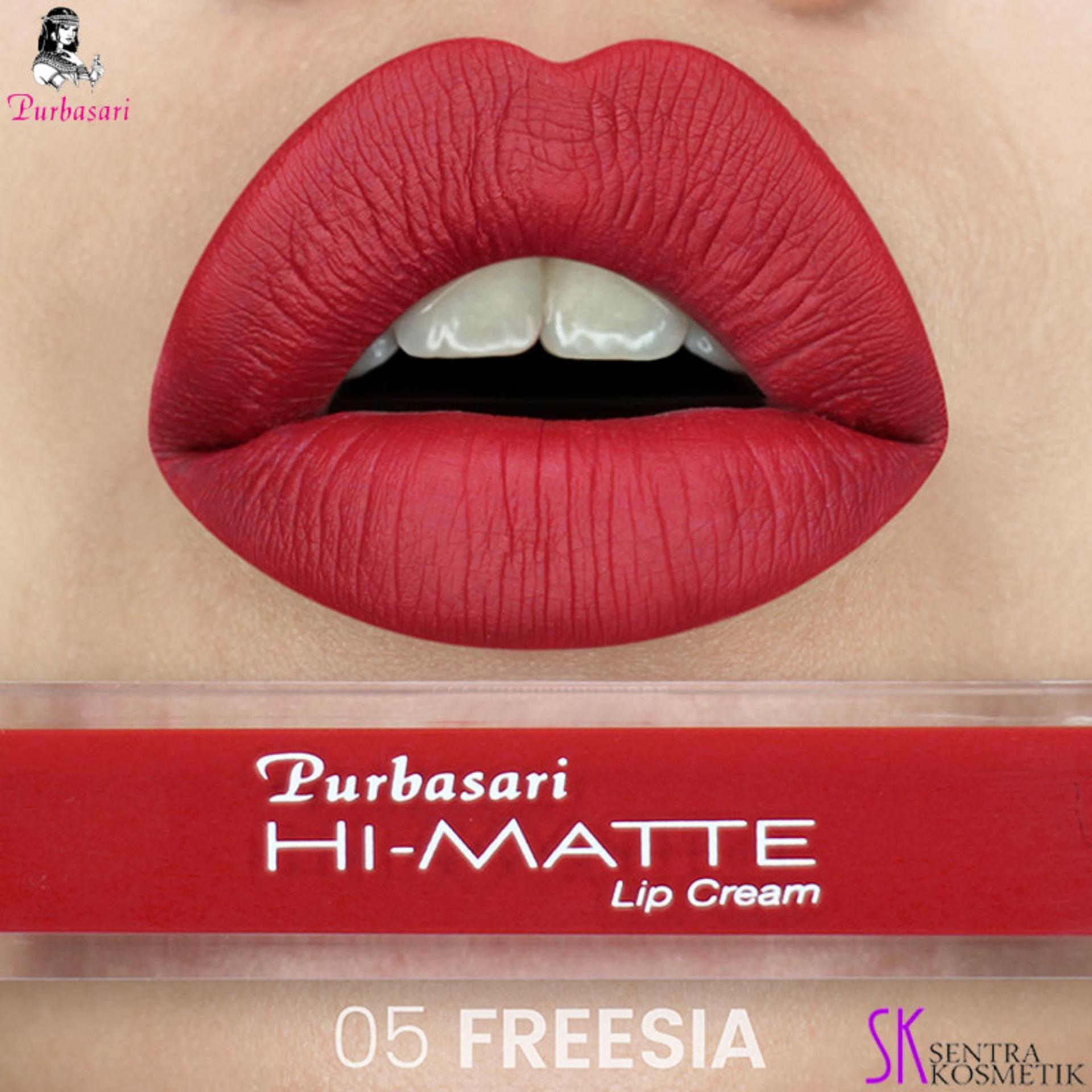 PURBASARI Hi-matte Lip Cream - 05 Freesia