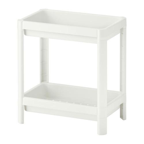 Ikea Vesken Unit Rak Kamar Mandi - Putih