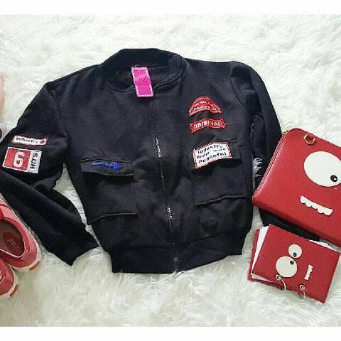 Jaket murah bruni black