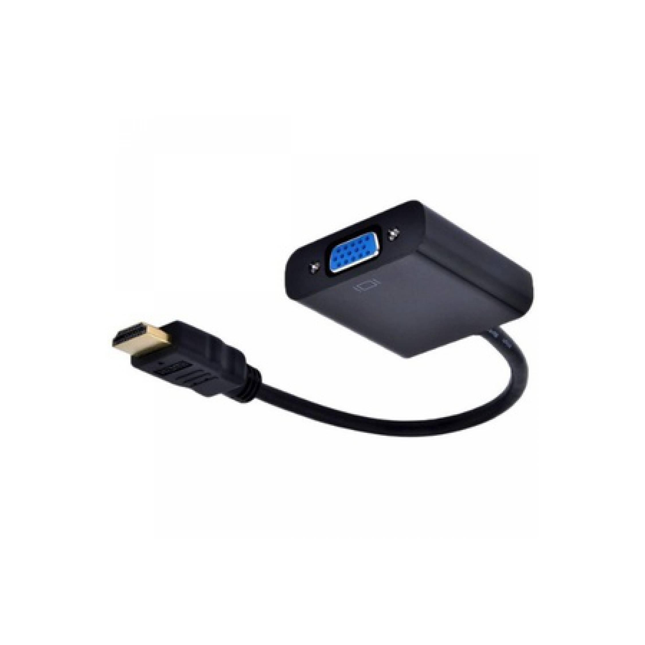 KABEL HDMI KE VGA FEMALE TO LCD TV PROYEKTOR CONVERTER LAPTOP PC MURAH