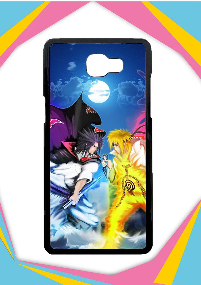 Casing Samsung Galaxy J5 Prime Custom Hardcase sasuke uchiha vs naruto paintingart Z0685 Case Cover