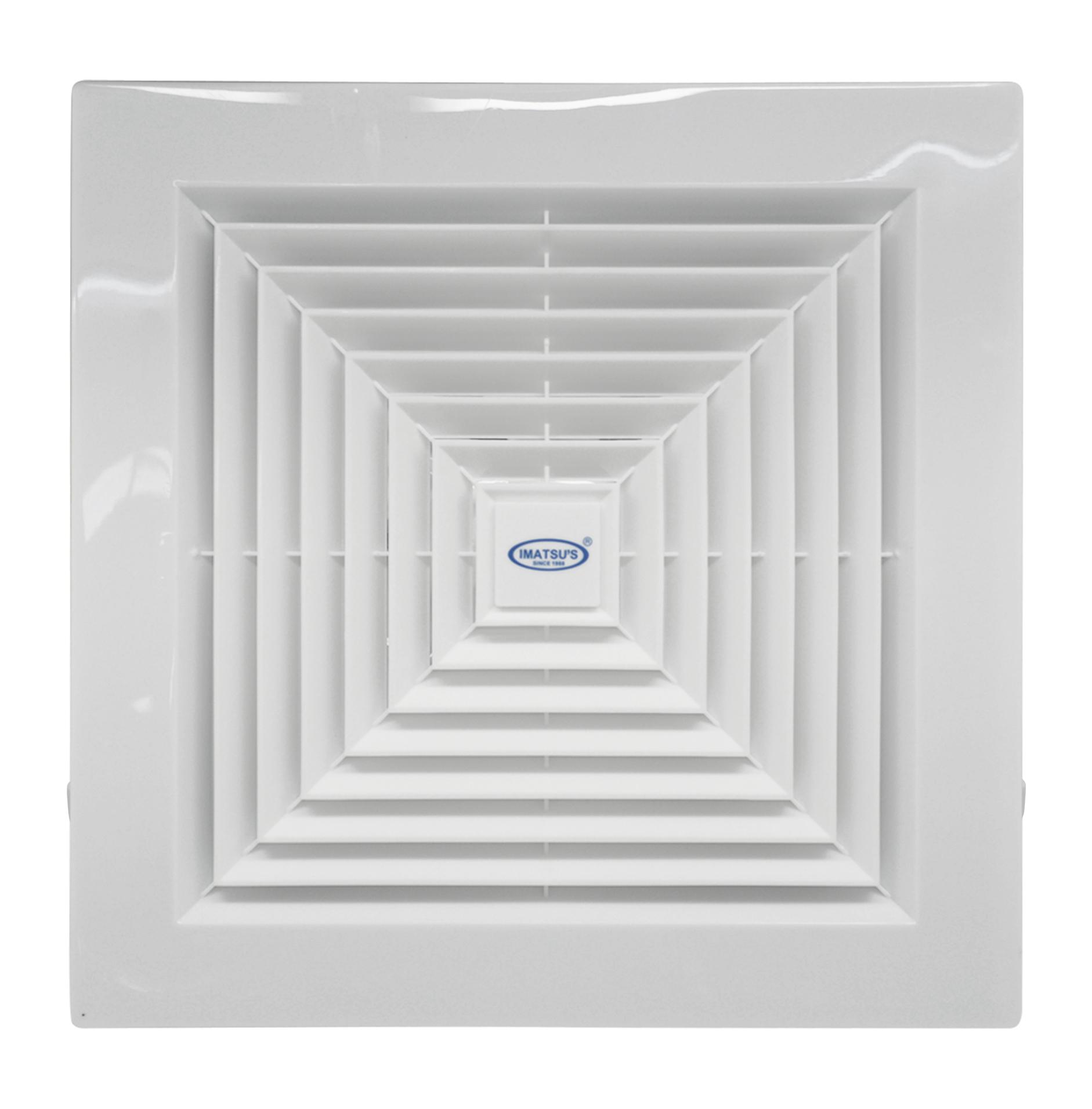 Kipas CD-APT-30P-LED-BB-IMS Putih Voltase 220v 50Hz Power 36W Noise 49dB Air Delivery 720 M3/H Dimensi 36x 15 X 36 Berat 2kgFan Exhaust Rumah Toilet Dapur Restoran Udara Hisap Angin Nyaman Aman Tidak Berisik Power Sejuk Dingin Ventilasi Plafon Eksos