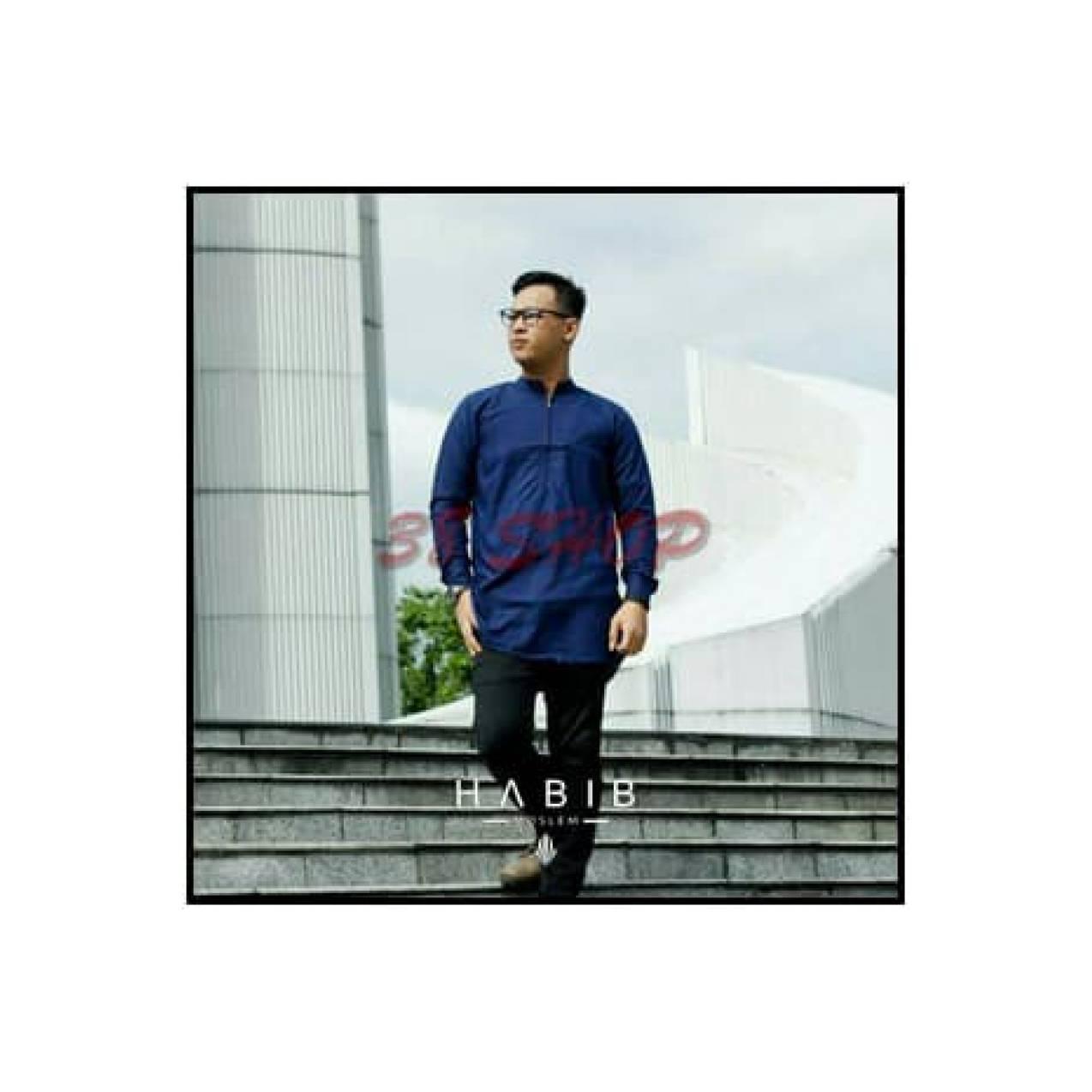 Hot Sale Baju koko muslim pria qurta arafah zipper habib toyobo prem